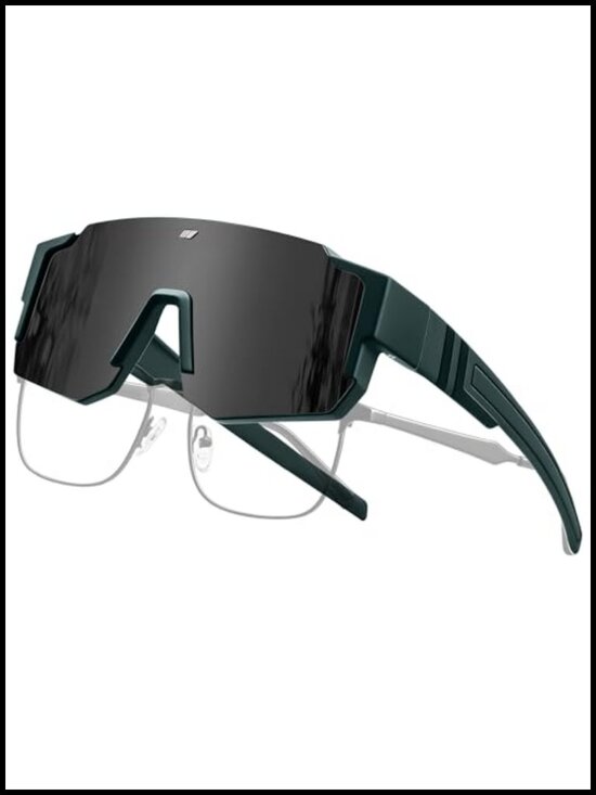 Oversized Polarized Fit Over Sunglasses UV400 Sport Running main image 4